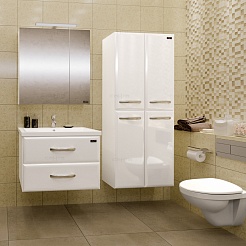 СанТа Мебель для ванной Виктория 70 подвесная – фотография-2